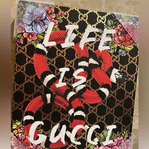 Happy Lunar New Year 2025! Year of the Snake. Life is Gucci Wall Art.